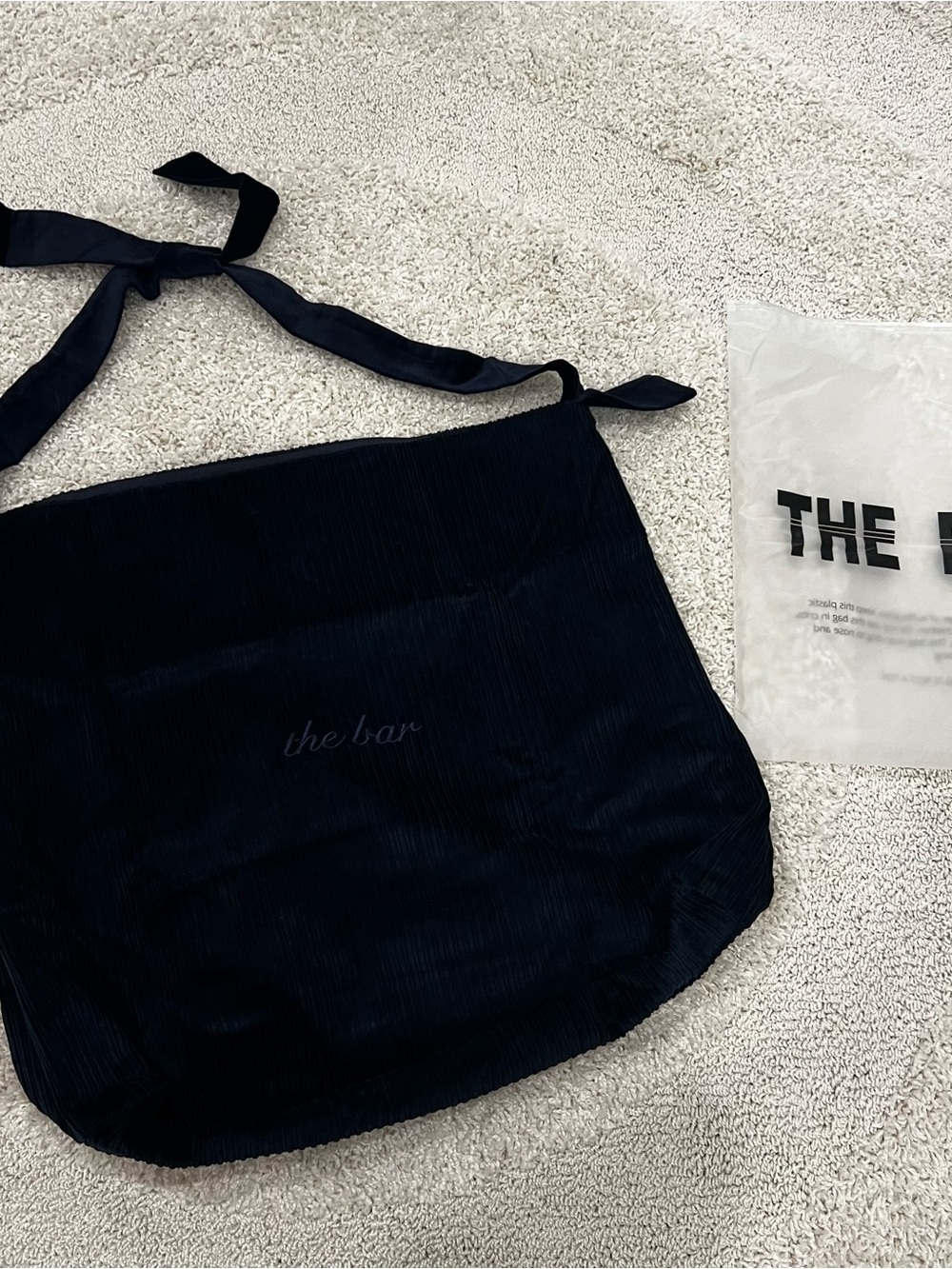 The Bar corduroy Everything bag
